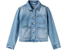 Name It cowboyjakke lys blå denim med perler